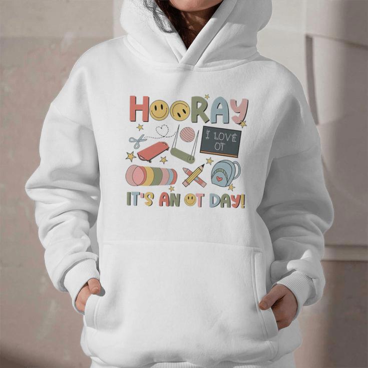 Hooray It’s An OT Day Occupational Therapy Back To School Premium Tri-Blend Graphic Youth Hoodie