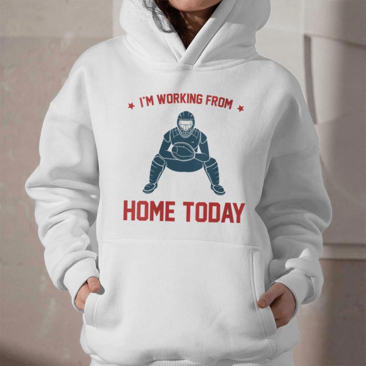 I'm Working From Home Today Baseball Lover Men Women Graphic Youth Hoodie I'm Working From Home Today Baseball Lover Men Women Graphic Youth Hoodie