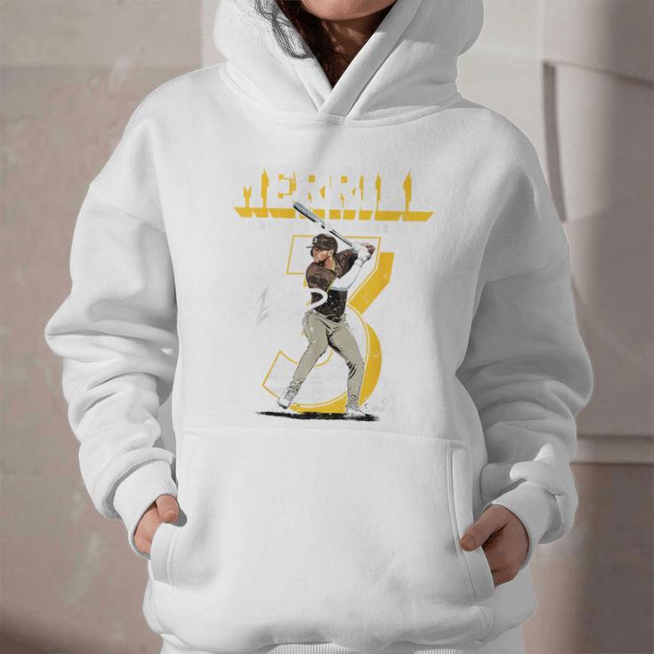 Jackson Merrill San Diego MLB Baseball Player MLBJME201M Graphic Youth Hoodie