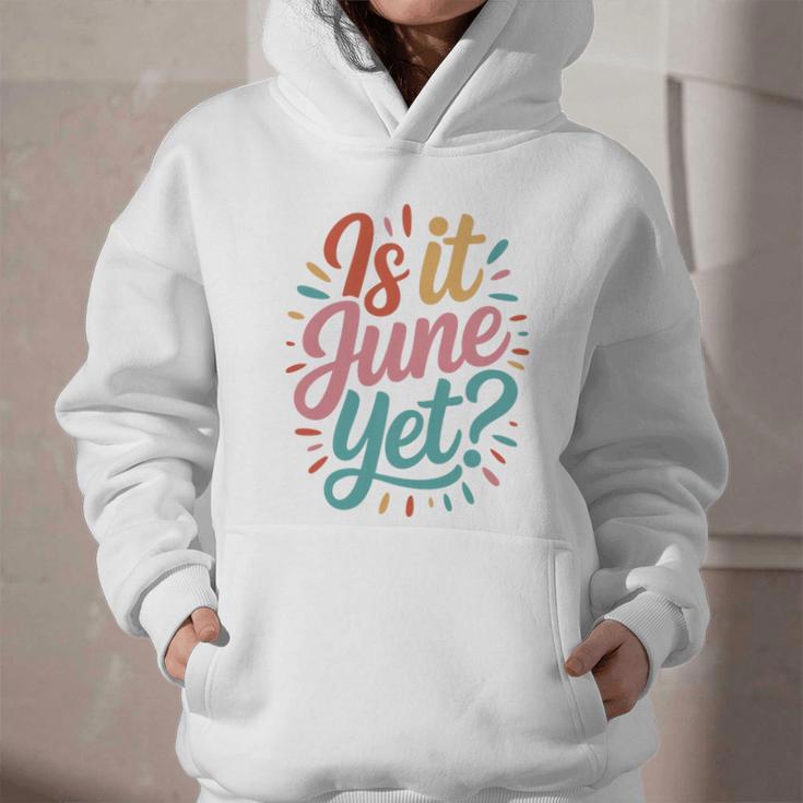 Is It June Yet Back To School Student Groovy Kids Premium Tri-Blend Graphic Youth Hoodie Is It June Yet Back To School Student Groovy Kids Premium Tri-Blend Graphic Youth Hoodie