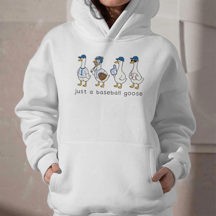 Just a Baseball GooseLife Is Better With Geese On Your Team Graphic Youth Hoodie