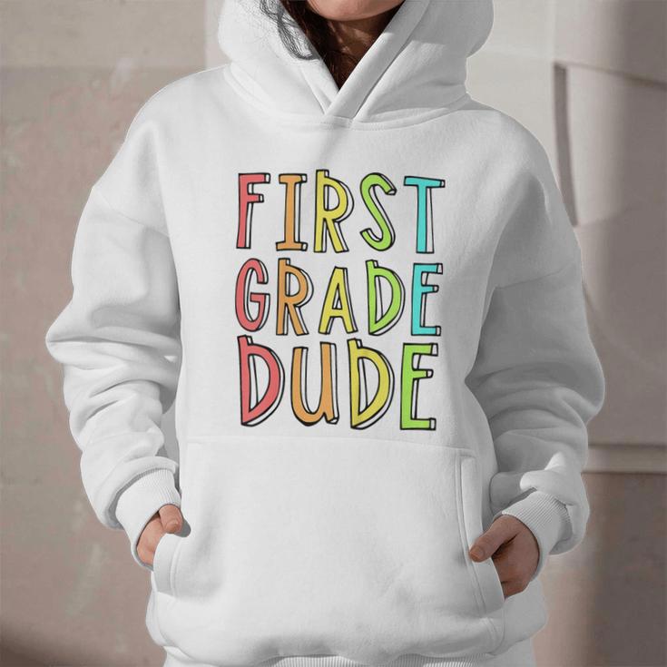 Kids First Day Of First Grade Dude 1st Grade Back To School Boys Graphic Youth Hoodie Kids First Day Of First Grade Dude 1st Grade Back To School Boys Graphic Youth Hoodie