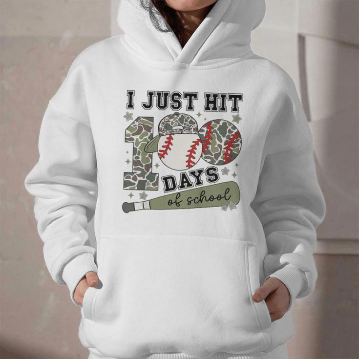 Kids I Just Hit 100 Days Boys 100 Days Of School Baseball Kids Graphic Youth Hoodie Kids I Just Hit 100 Days Boys 100 Days Of School Baseball Kids Graphic Youth Hoodie