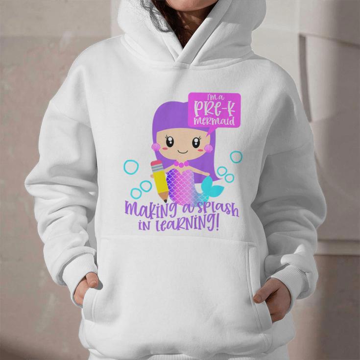 Kids Pre K Mermaid Back To School Toddler Girl First Day Of Prek Graphic Youth Hoodie Kids Pre K Mermaid Back To School Toddler Girl First Day Of Prek Graphic Youth Hoodie