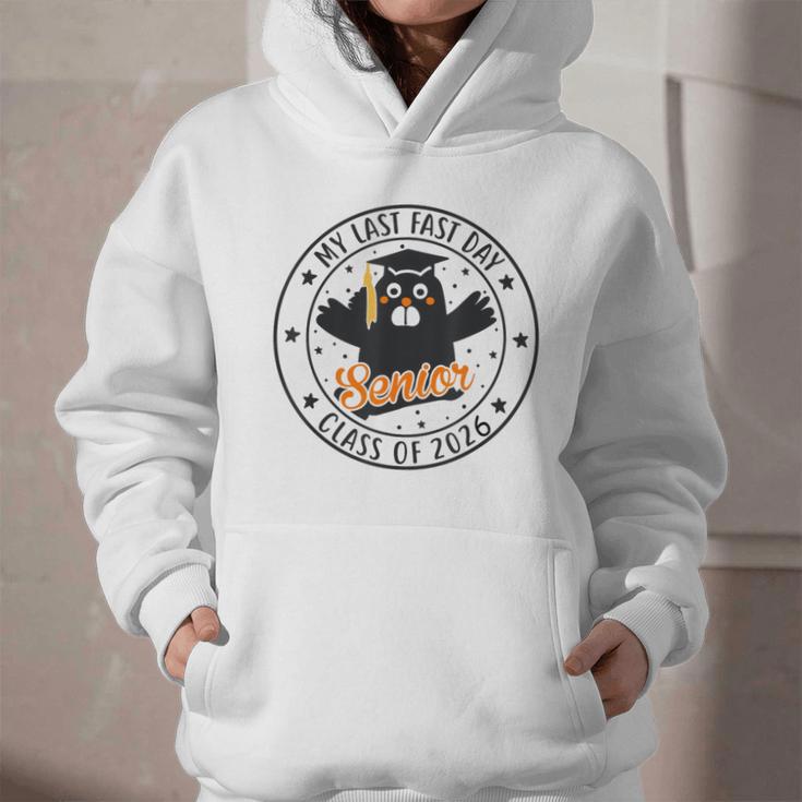 My Last First Day Senior 2026 Cat Back To School Cool Class Graphic Youth Hoodie My Last First Day Senior 2026 Cat Back To School Cool Class Graphic Youth Hoodie