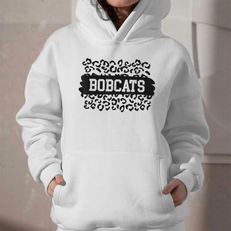 Leopard Bobcats School Spirit Fan Team Back To School Graphic Youth Hoodie