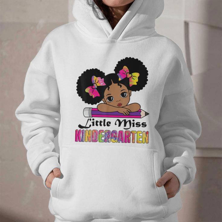 Little Miss Kindergarten Afro Puff Girl Back To School Graphic Youth Hoodie Little Miss Kindergarten Afro Puff Girl Back To School Graphic Youth Hoodie