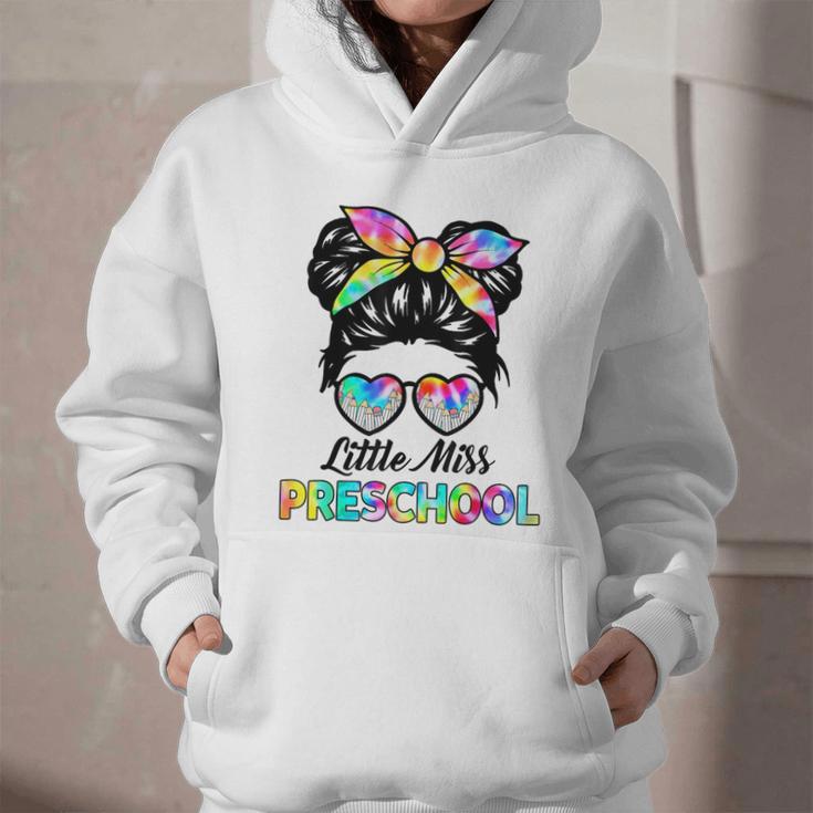 Little Miss Preschool First Day Back To School Girls Kids Graphic Youth Hoodie Little Miss Preschool First Day Back To School Girls Kids Graphic Youth Hoodie