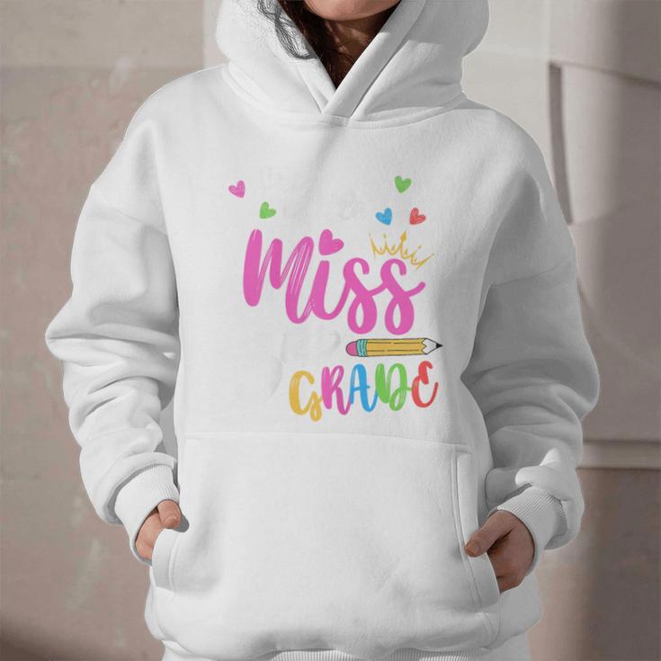 Little Misss Third Grade Back To School 3rd Grader Girl Graphic Youth Hoodie Little Misss Third Grade Back To School 3rd Grader Girl Graphic Youth Hoodie