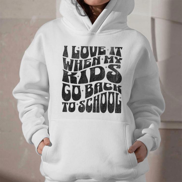 I Love It When My Kids Go Back To School Graphic Youth Hoodie I Love It When My Kids Go Back To School Graphic Youth Hoodie