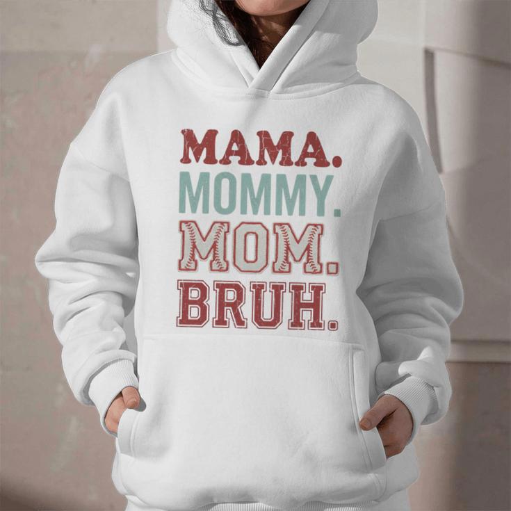 Mama Mommy Mom Bruh Baseball Mom Life Graphic Youth Hoodie Mama Mommy Mom Bruh Baseball Mom Life Graphic Youth Hoodie