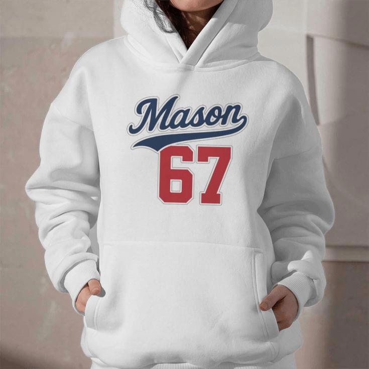 Mason 67 Jersey Baseball Men Women Boys Girls Number 6 7 Graphic Youth Hoodie Mason 67 Jersey Baseball Men Women Boys Girls Number 6 7 Graphic Youth Hoodie