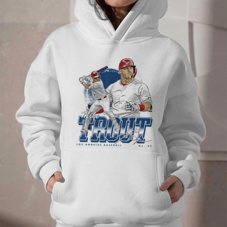 Mike Trout Los Angeles A MLB Baseball Players MLBMTR302N Graphic Youth Hoodie Mike Trout Los Angeles A MLB Baseball Players MLBMTR302N Graphic Youth Hoodie
