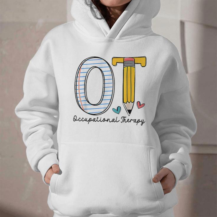 Pediatric Occupational Therapy Paper Pencil Back To School Graphic Youth Hoodie