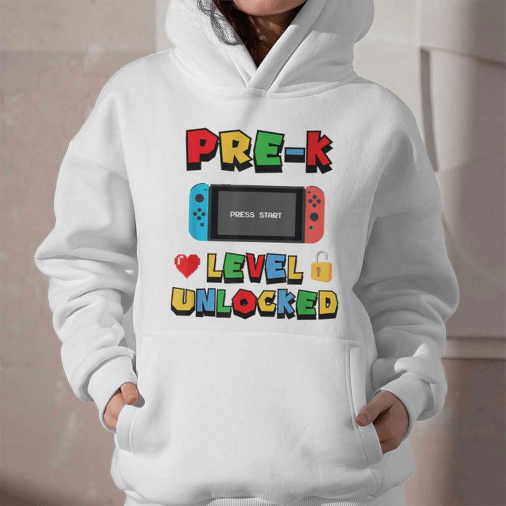 Pre-K Level Unlocked Back To School Video Game Graphic Youth Hoodie Pre-K Level Unlocked Back To School Video Game Graphic Youth Hoodie
