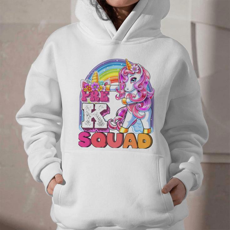 Pre-K Squad Flossing Unicorn Back To School Girls Premium Tri-Blend Graphic Youth Hoodie Pre-K Squad Flossing Unicorn Back To School Girls Premium Tri-Blend Graphic Youth Hoodie