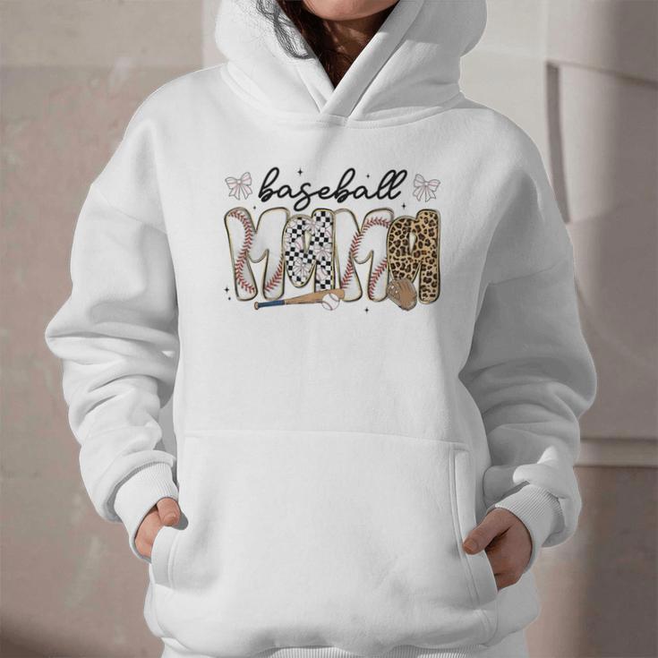 Preppy Baseball Mama Coquette Bow Game Day Mom Mother Graphic Youth Hoodie Preppy Baseball Mama Coquette Bow Game Day Mom Mother Graphic Youth Hoodie