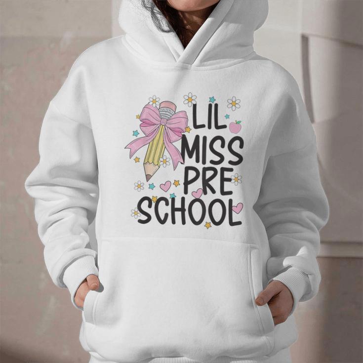 Preschool Little Miss Back To School Girls Kids Preschool Graphic Youth Hoodie Preschool Little Miss Back To School Girls Kids Preschool Graphic Youth Hoodie