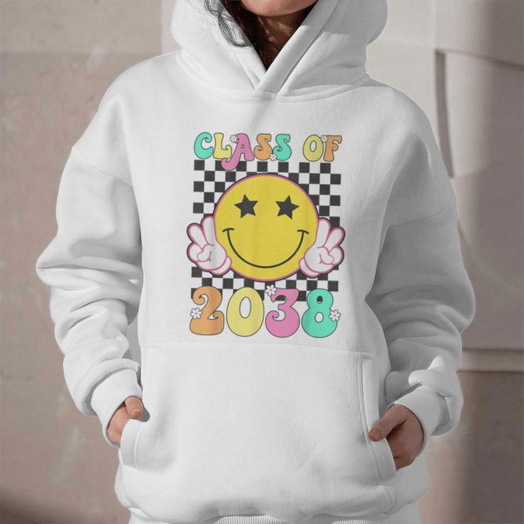 Retro Class Of 2038 Grow With Me Back To School Kindergarten Graphic Youth Hoodie Retro Class Of 2038 Grow With Me Back To School Kindergarten Graphic Youth Hoodie