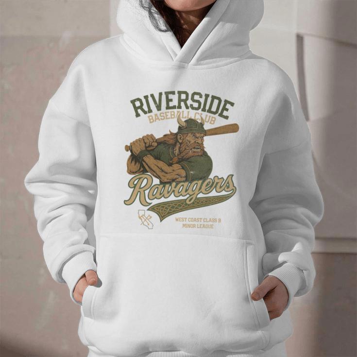 Riverside Ravagers Retro Minor League Baseball Graphic Youth Hoodie