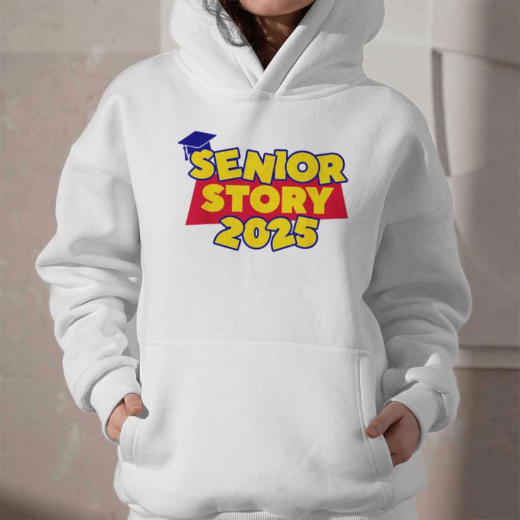Senior 2025 Story Class Of 2025 Back To School 2025 Grad 25 Graphic Youth Hoodie