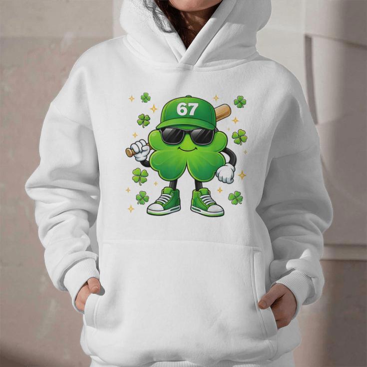 Shamrocks Playing Baseball St Patricks Day 6 7 Meme Men Boys Graphic Youth Hoodie Shamrocks Playing Baseball St Patricks Day 6 7 Meme Men Boys Graphic Youth Hoodie