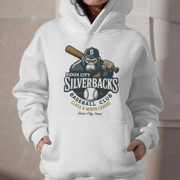 Sioux City Silverbacks Retro Minor League Baseball Graphic Youth Hoodie Sioux City Silverbacks Retro Minor League Baseball Graphic Youth Hoodie