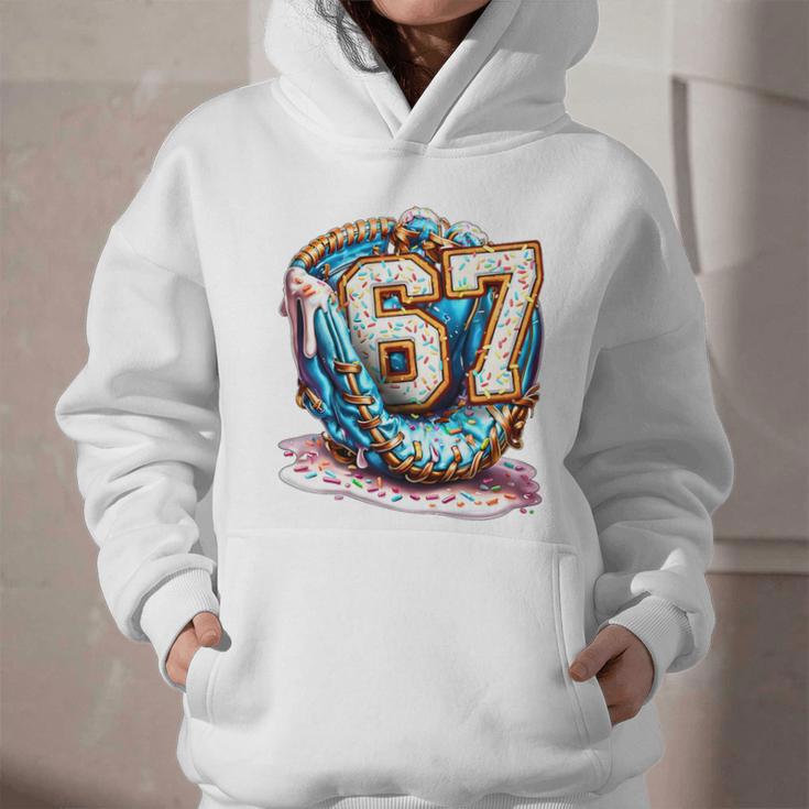 Six Seven Baseball Lifestyle 67 Meme Gen Alpha Slang Premium Tri-Blend Graphic Youth Hoodie Six Seven Baseball Lifestyle 67 Meme Gen Alpha Slang Premium Tri-Blend Graphic Youth Hoodie
