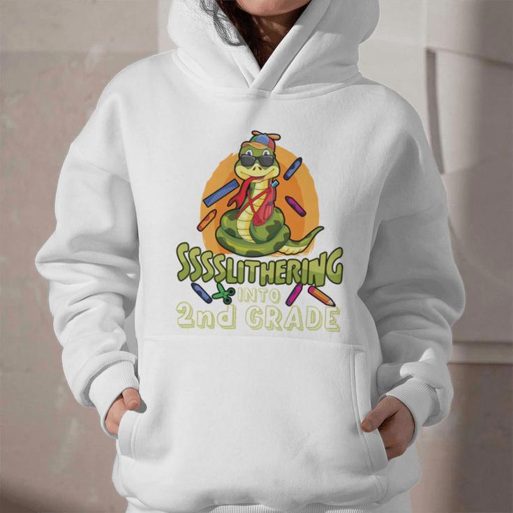 Slithering Into 2nd Grade First Day Back To School Snake Performance Graphic Youth Hoodie Slithering Into 2nd Grade First Day Back To School Snake Performance Graphic Youth Hoodie