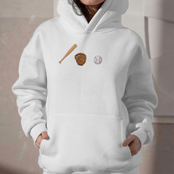 Sports Math Equation Baseball Bat Ball Glove Graphic Teacher Graphic Youth Hoodie