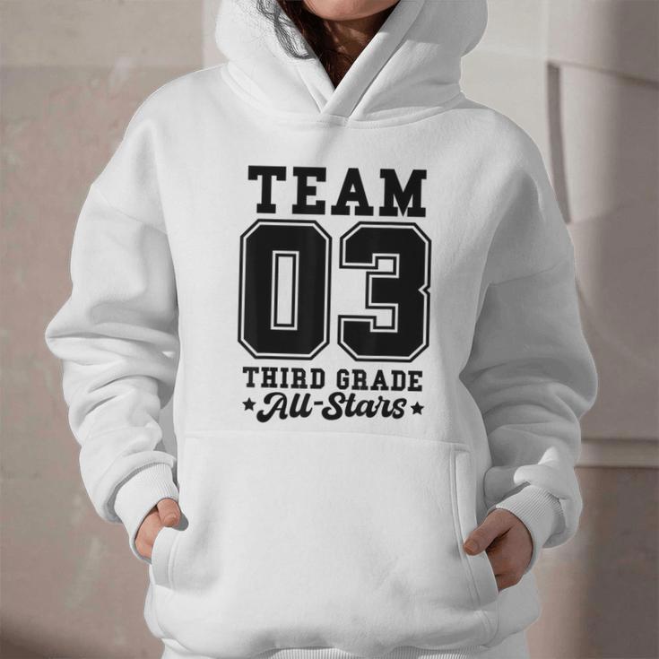 Team 3rd Grade All-Stars Back To School Sports Jersey Graphic Youth Hoodie Team 3rd Grade All-Stars Back To School Sports Jersey Graphic Youth Hoodie