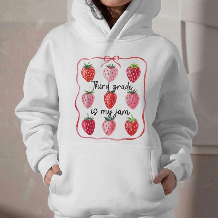 Third Grade Is My Jam Strawberry 3rd Grade Back To School Graphic Youth Hoodie Third Grade Is My Jam Strawberry 3rd Grade Back To School Graphic Youth Hoodie