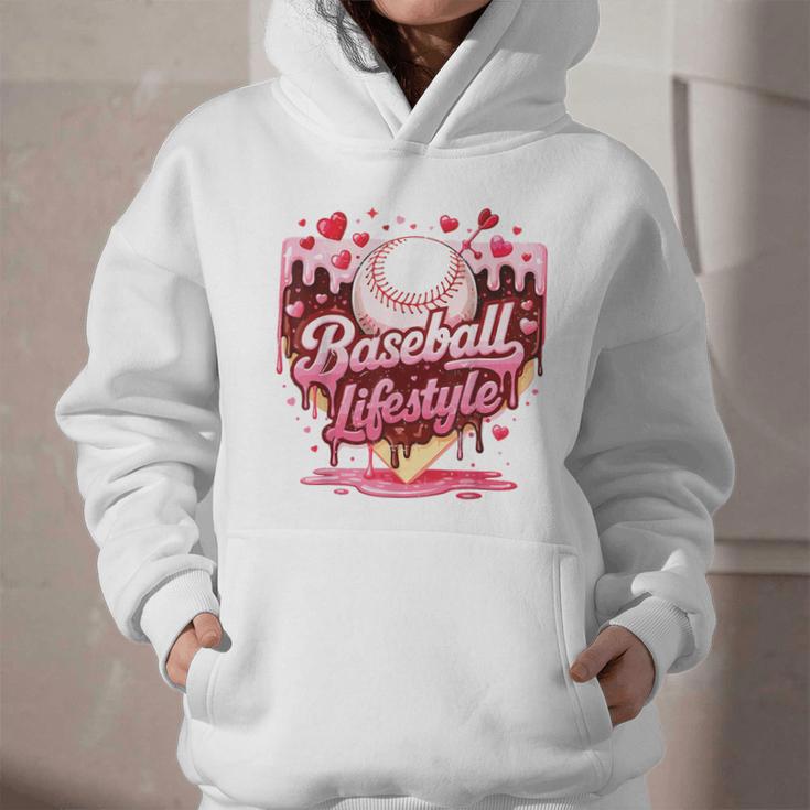 Valentine Baseball Lifestyle Home Plate Ice-Cream Drip Boys Graphic Youth Hoodie Valentine Baseball Lifestyle Home Plate Ice-Cream Drip Boys Graphic Youth Hoodie