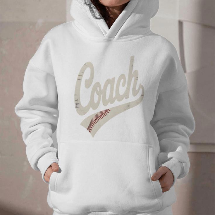 Vintage Baseball Coach Graphic Youth Hoodie Vintage Baseball Coach Graphic Youth Hoodie