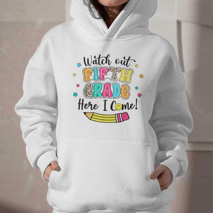 Watch Out Fifth Grade Here I Come Back To School Boys Girls Graphic Youth Hoodie Watch Out Fifth Grade Here I Come Back To School Boys Girls Graphic Youth Hoodie