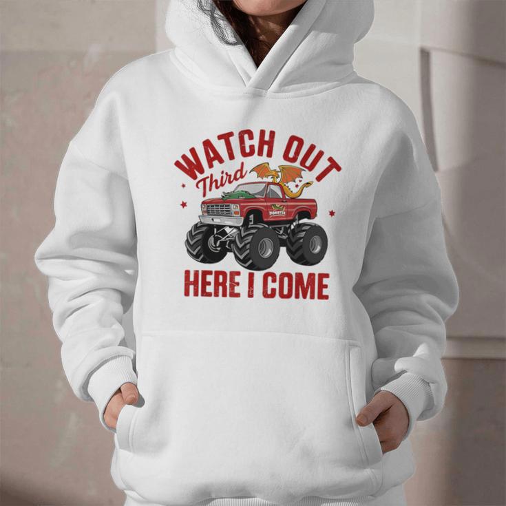 Watch Out Third Here I Came Dragon Back To School Summer Tee Graphic Youth Hoodie