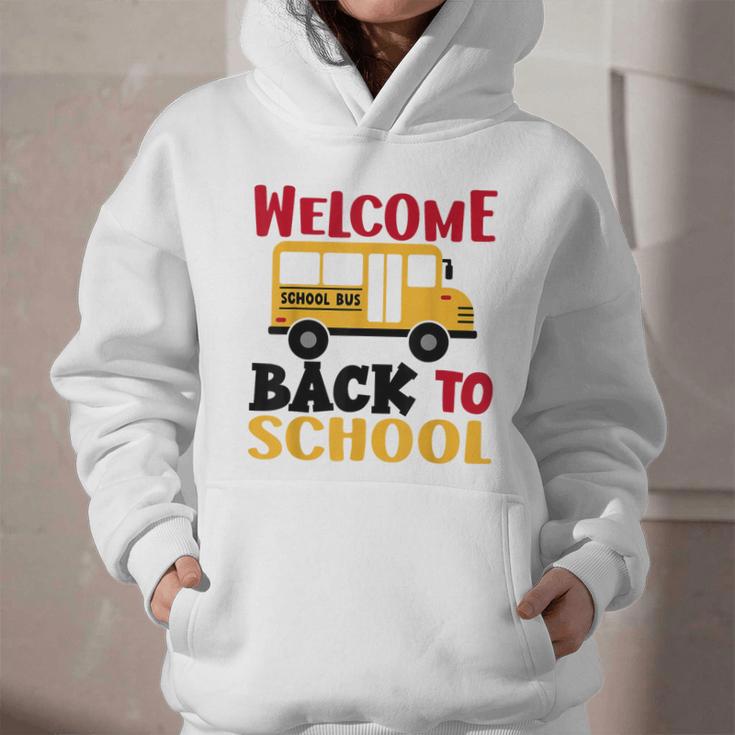 Welcome Back To School For Bus Drivers First Day Of School Graphic Youth Hoodie Welcome Back To School For Bus Drivers First Day Of School Graphic Youth Hoodie