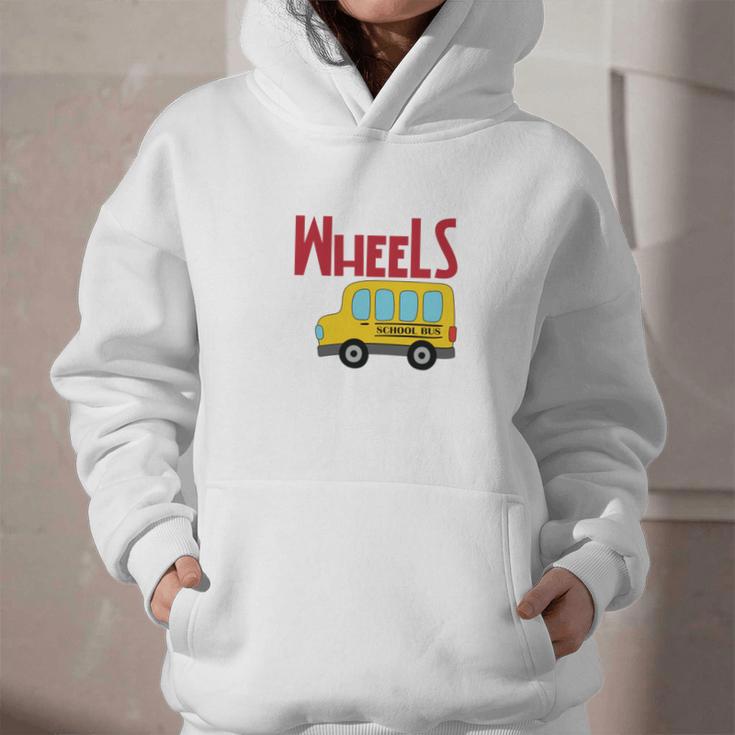 Wheels On The Bus Kids Back To School Graphic Youth Hoodie Wheels On The Bus Kids Back To School Graphic Youth Hoodie