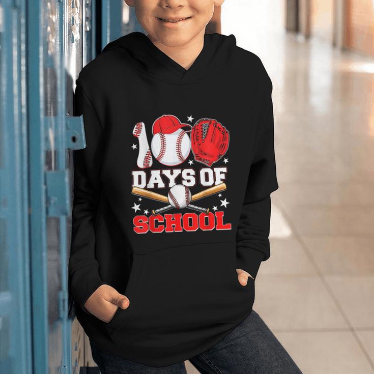 100 Days Of School Baseball Boys Kids Students Graphic Youth Hoodie 100 Days Of School Baseball Boys Kids Students Graphic Youth Hoodie