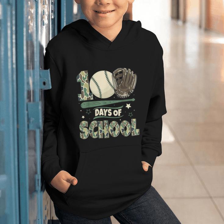 100 Days Of School Teacher Camo Baseball Boys Toddler Kids Graphic Youth Hoodie 100 Days Of School Teacher Camo Baseball Boys Toddler Kids Graphic Youth Hoodie