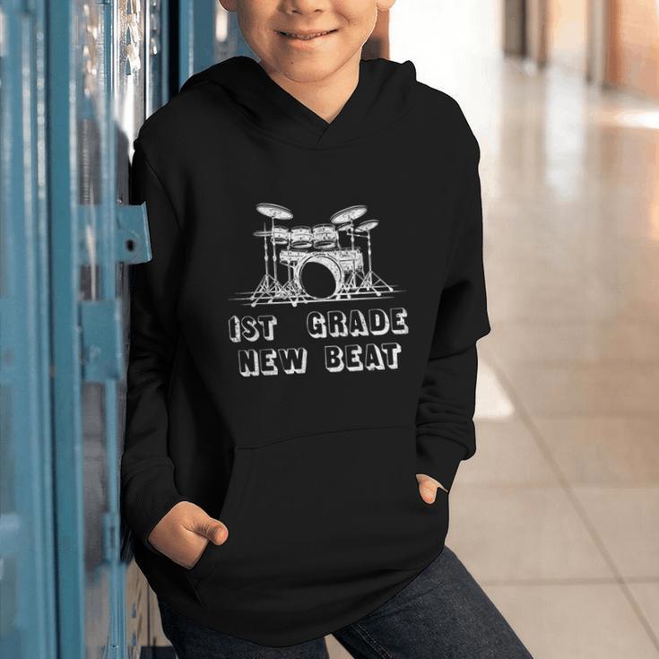 1st Grade New Beat Music And Dumb Lover Back To School Graphic Youth Hoodie