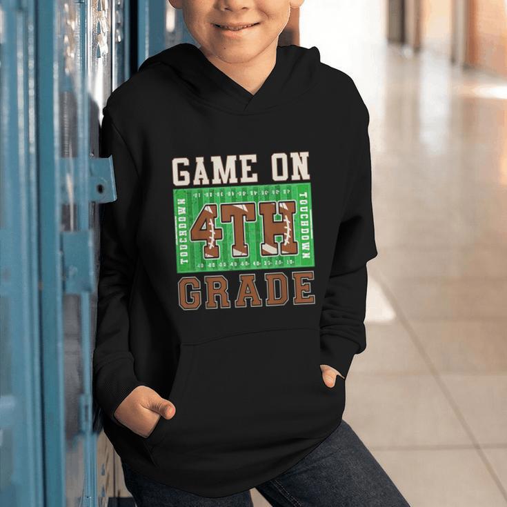 4th Grade Boys Kids Football Back To School Fourth Grade Graphic Youth Hoodie 4th Grade Boys Kids Football Back To School Fourth Grade Graphic Youth Hoodie
