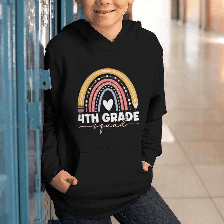 4th Grade Squad Rainbow Back To School Graphic Youth Hoodie 4th Grade Squad Rainbow Back To School Graphic Youth Hoodie
