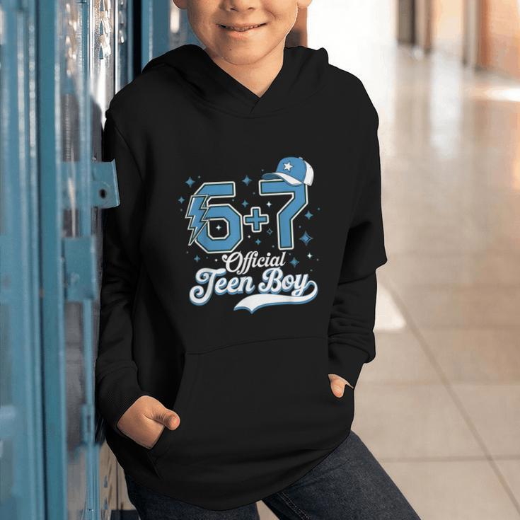 6 7 Meme Official Teenager 13th Birthday Baseball Boy Graphic Youth Hoodie 6 7 Meme Official Teenager 13th Birthday Baseball Boy Graphic Youth Hoodie