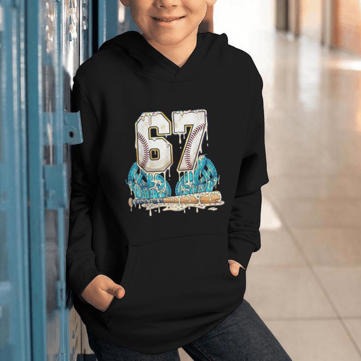 67 Baseball Drip Boys Youth Kids 6-7 Ice Cream Dripping 6 7 Graphic Youth Hoodie 67 Baseball Drip Boys Youth Kids 6-7 Ice Cream Dripping 6 7 Graphic Youth Hoodie