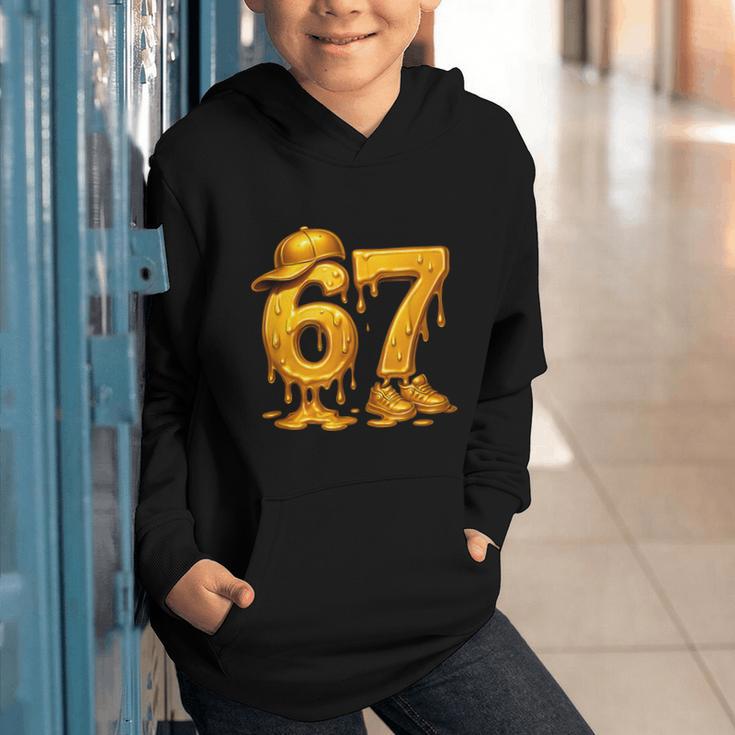 67 Brain Rot Meme Baseball Ice Cream Drip For Kids & Teens Graphic Youth Hoodie 67 Brain Rot Meme Baseball Ice Cream Drip For Kids & Teens Graphic Youth Hoodie