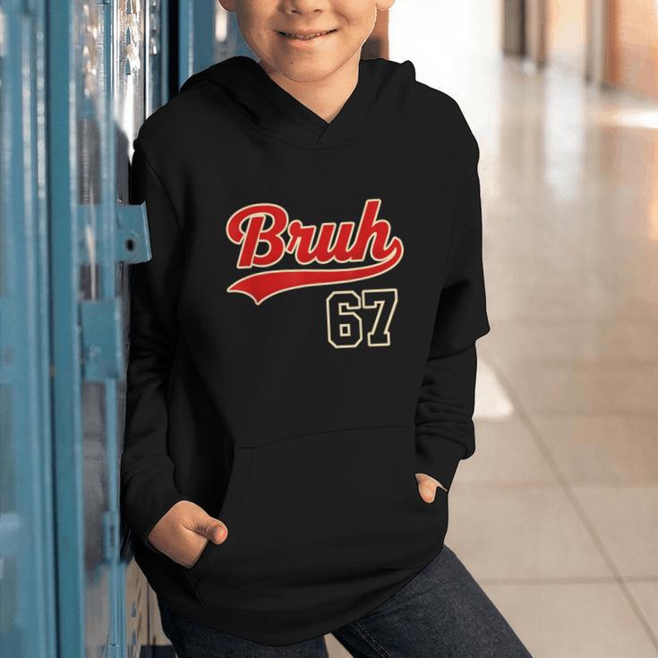 67 Six Seven Bruh Meme Baseball Vintage Style Men Boys Graphic Youth Hoodie 67 Six Seven Bruh Meme Baseball Vintage Style Men Boys Graphic Youth Hoodie