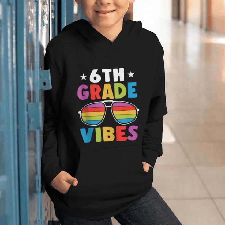 6th Grade Back To School Sunglasses Vibes Retro First Day Graphic Youth Hoodie 6th Grade Back To School Sunglasses Vibes Retro First Day Graphic Youth Hoodie