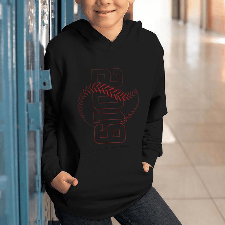 7 Years 2019 Baseball 7TH Birthday Graphic Youth Hoodie