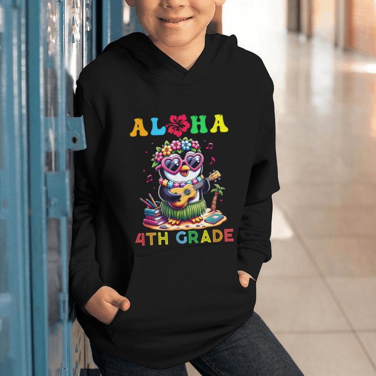 Aloha Fourth Grade Penguin Hawaii Back To School Kids Girl Graphic Youth Hoodie Aloha Fourth Grade Penguin Hawaii Back To School Kids Girl Graphic Youth Hoodie